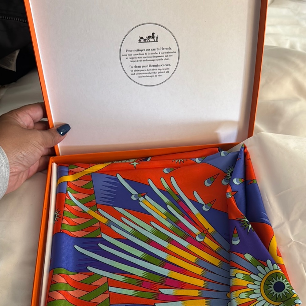 Colorful Silk Scarf